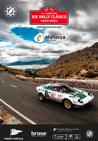 Cartel oficial del XIX Rally Clásico Isla de Mallorca